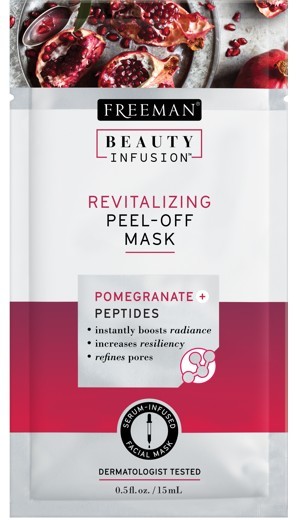 Freeman Revitalizační slupovací maska Granátové jablko a peptidy Beauty Infusion (Revitalizing Peel-Off Mask) 15 ml