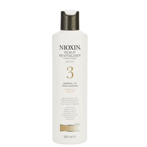 Nioxin Revitalizér pokožky pro jemné barvené mírně řídnoucí vlasy System 3 (Scalp Revitaliser Conditioner Fine Hair Normal To Thin Looking Chemically Treated) 300 ml
