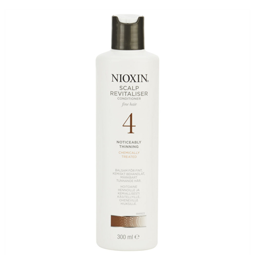 Nioxin Revitalizér pokožky pro jemné barvené výrazně řídnoucí vlasy System 4 (Scalp Revitaliser Conditioner Fine Hair Noticeably Thinning Chemically Treated) 300 ml
