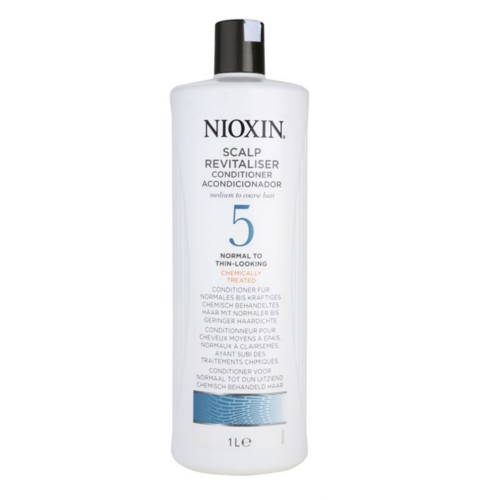 Nioxin Revitalizér pokožky pro normální až silné přírodní i barvené mírně řídnoucí vlasy System 5 (Scalp Revitaliser Conditioner Normal To Thin Looking Natural & Chemically Treated 1000 ml