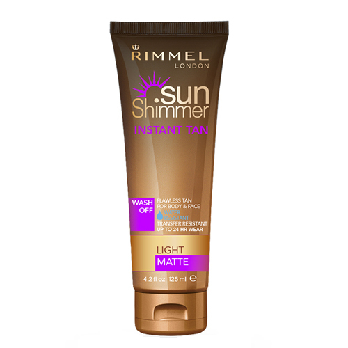 Rimmel Voděodolný samoopalovací krém SunShimmer (Instant Tan Water Resistant Matte) 125 ml 002 Medium