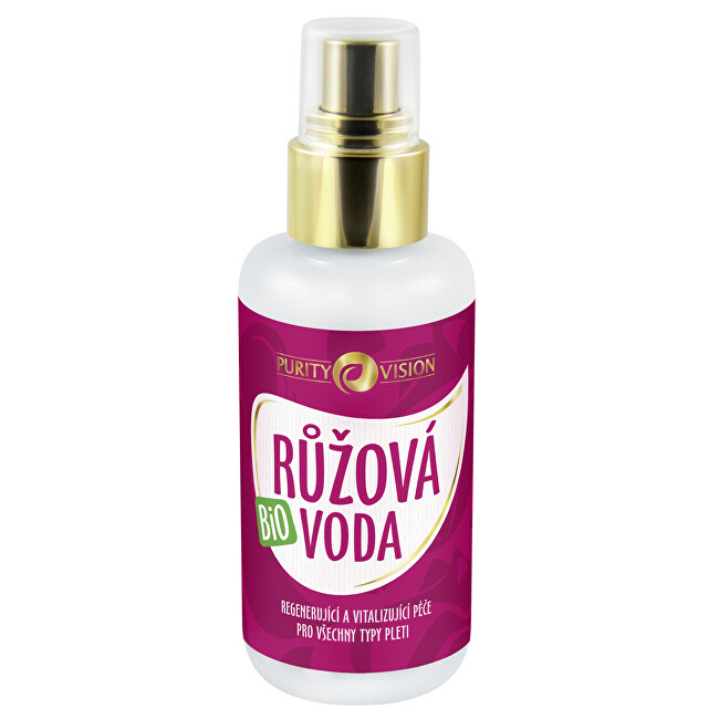 Purity Vision Růžová voda ze vzácné damašské růže 100 ml