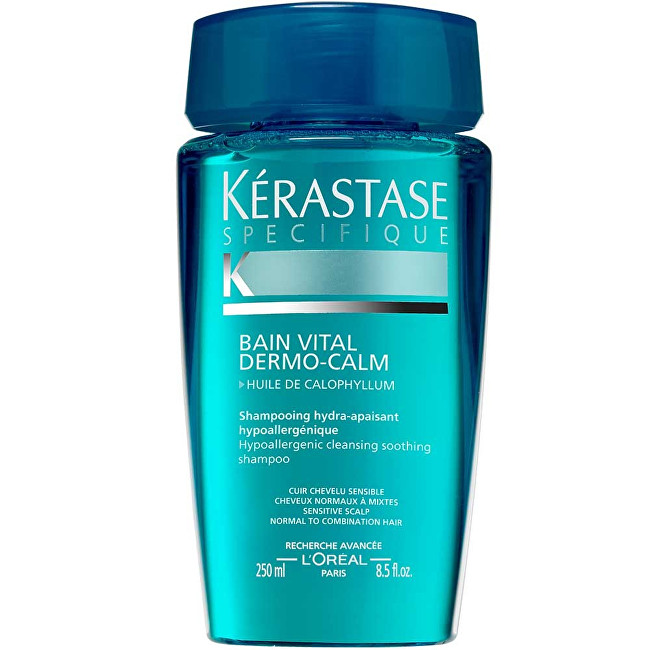 Kérastase Šampon pro citlivou vlasovou pokožku pro normální až smíšené vlasy Bain Vital Dermo-Calm (Hypoallergenic Hydra-Soothing Shampoo) 1000 ml