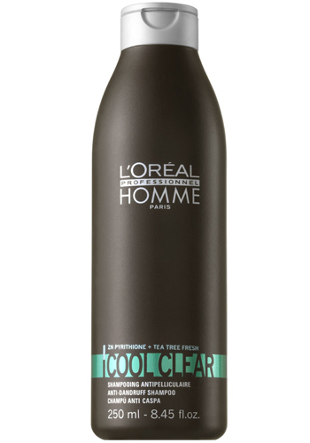 Loreal Professionnel Šampon proti lupům pro muže Cool Clear (Anti-Dandruff Shampoo) 250 ml