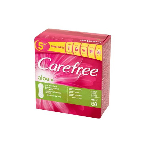 Carefree Slipové vložky s výtažkem z Aloe Vera 32 ks