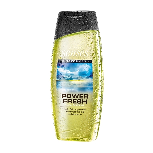 Avon Sprchový gel na tělo a vlasy Power Fresh (Hair&Body Wash Gel) 500 ml