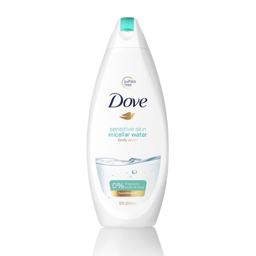 Dove Sprchový micelární gel pro citlivou pokožku Sensitive (Micellar Water Shower Gel) 250 ml