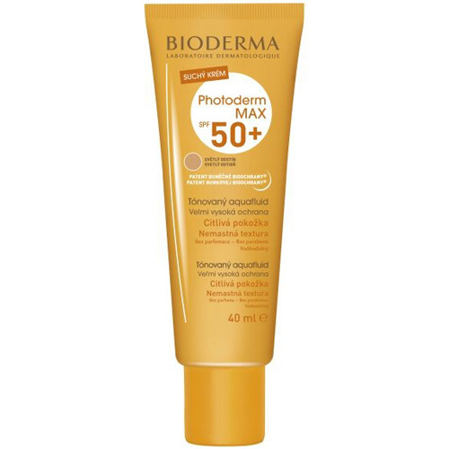Bioderma Tónovací Aquafluid Photoderm MAX SPF 50+ 40 ml tmavý odstín