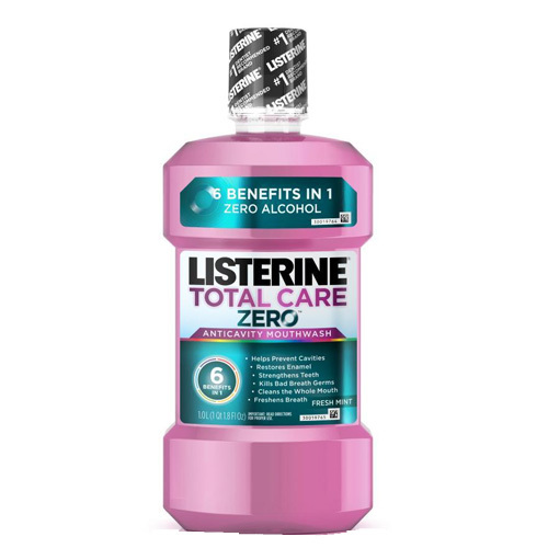 Listerine Ústní voda kompletní péče bez alkoholu Total Care Zero 500 ml