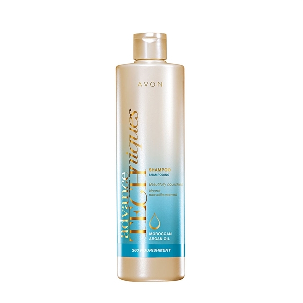 Avon Vyživující šampon s marockým arganovým olejem pro všechny typy vlasů Advance Techniques (360 Nourishment Moroccan Argan Shampoo) 250 ml