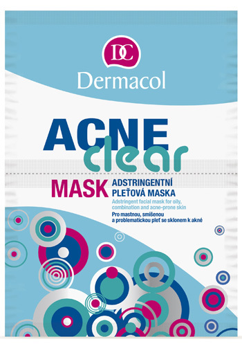 Dermacol Adstringentní pleťová maska Acneclear 2 x 8 g