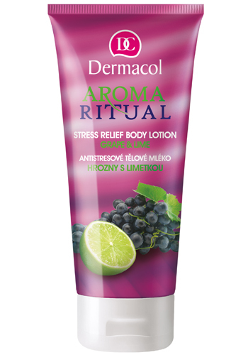 Dermacol Antistresové tělové mléko Hrozny s Limetkou 200 ml