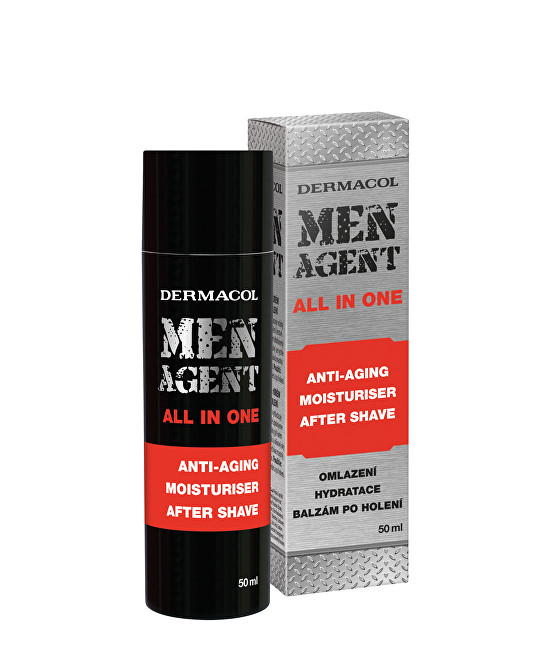Dermacol Omlazující gelový krém a balzám po holení Men Agent (Anti-Aging Moisturiser After Shave) 50 ml