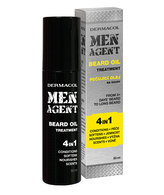 Dermacol Pečující olej na vousy Men Agent (Beard Oil) 50 ml