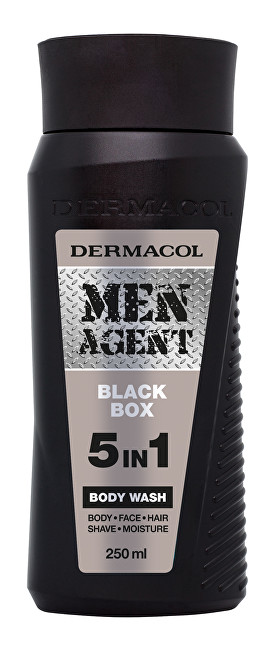 Dermacol Sprchový gel pro muže 5v1 Black Box Men Agent (Body Wash) 250 ml