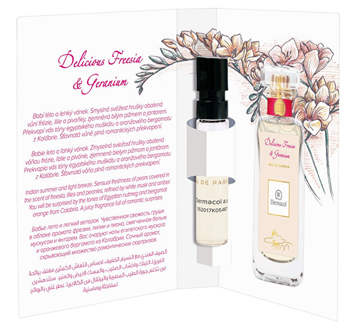 Dermacol Delicious Freesia And Geranium parfémovaná voda dámská 2 ml vzorek