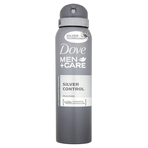 Dove Antiperspirant ve spreji Men+Care Silver Control 150 ml