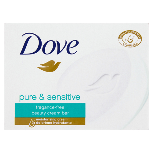 Dove Krémová micelární tableta na mytí Pure &amp; Sensitive (Beauty Cream Bar) 100 g