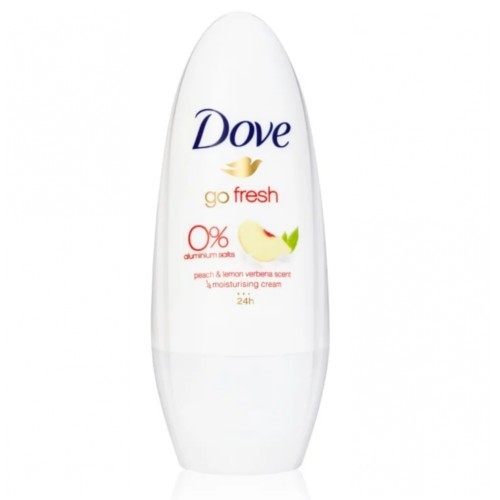 Dove Kuličkový deodorant bez hliníku Broskev a citron (Alu Free Roll On) 50 ml
