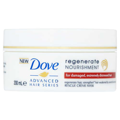 Dove Maska na poškozené vlasy Regenerate Nourishment (Rescue Creme Mask) 200 ml