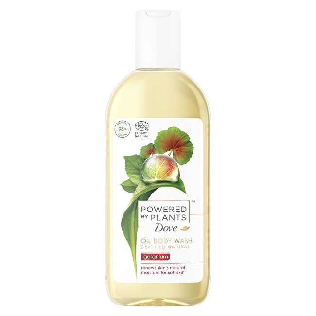 Dove Sprchový gel Pelargonie Powered by Plants Geranium (Oil Body Wash) 250 ml