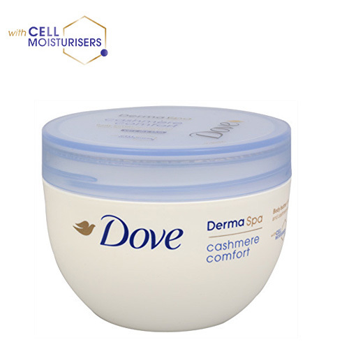 Dove Tělové máslo pro suchou pokožku Derma Spa Cashmere Comfort (Body Butter) 300 ml