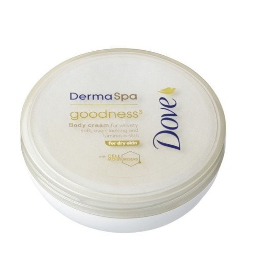 Dove Tělový krém pro sametově hebkou pokožku Derma Spa Goodness³ (Body Cream) 75 ml