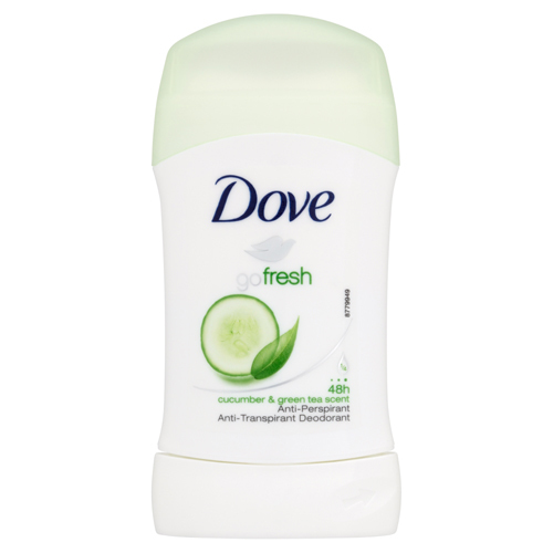 Dove Tuhý deodorant Go Fresh s vůní okurky a zeleného čaje 40 ml