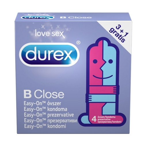 Durex Kondomy B Close 4 ks