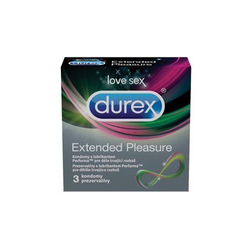 Durex Kondomy Extended Pleasure 3 ks