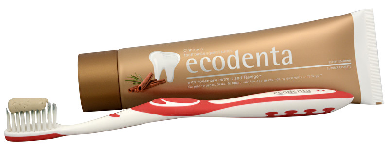 Ecodenta Skořicová zubní pasta proti vzniku zubního kazu s extraktem Teavigo (Cinnamon Toothpaste) 100 ml