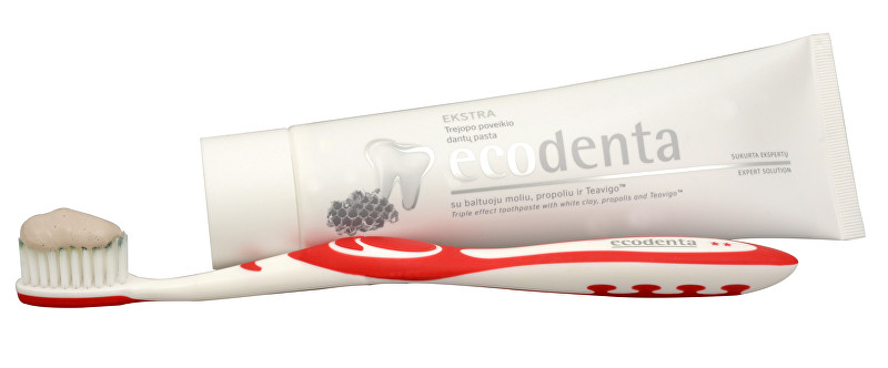 Ecodenta Zubní pasta s trojitým efektem s bílým jílem, propolisem a extraktem Teavigo (Triple Effect Toothpaste) 100 ml
