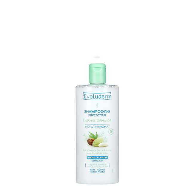 Evoluderm Ochranný šampon pro normální vlasy s mandlovým mlékem (Protective Shampoo Doucer d`Amande) 400 ml