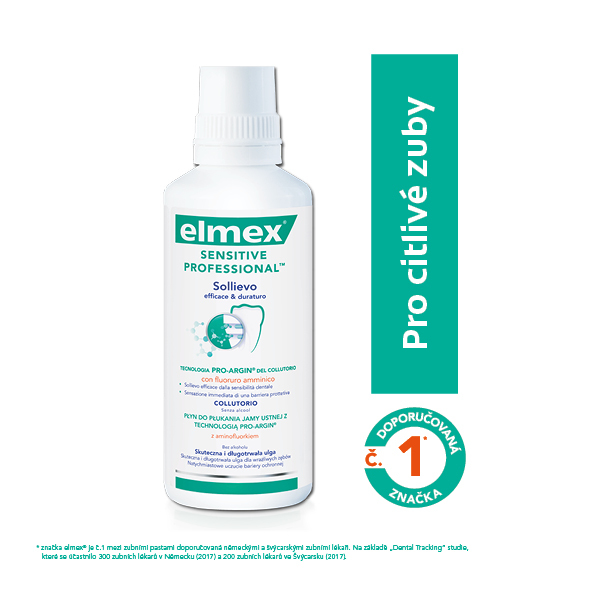 Elmex Ústní voda pro citlivé zuby Sensitive Professional 400 ml