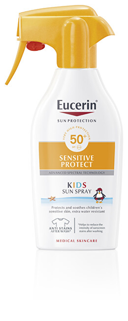 Eucerin Dětský sprej na opalování Sensitive Protect SPF 50+ (Sun Spray) 300 ml