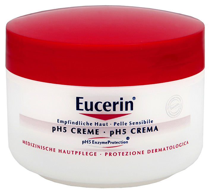 Eucerin Hydratační krém na obličej a tělo pro citlivou pokožku pH5 75 ml