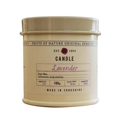 Fikkerts Vonná svíčka v plechu Levandule (Candle) 100 g