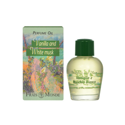 Frais Monde Parfémovaný olej Vanilka a bíly mošus (Vanilla And White Musk) 12 ml