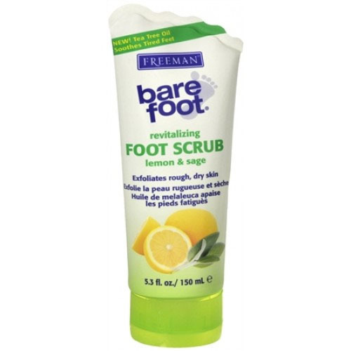 Freeman Revitalizační peeling na nohy s citronem a šalvějí (Revitalizing Foot Scrub Lemon & Sage) 150 ml