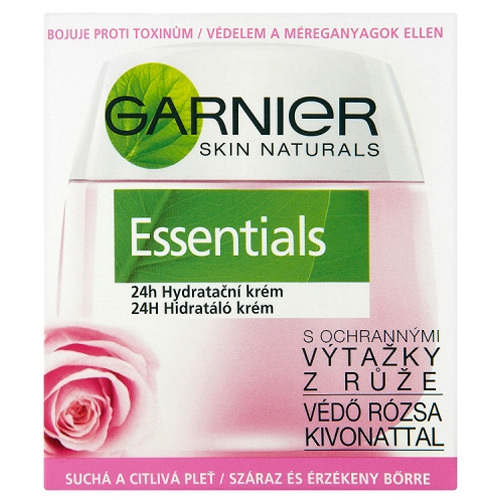 Garnier 24h Hydratační krém s ochrannými výtažky z růže Essentials 50 ml