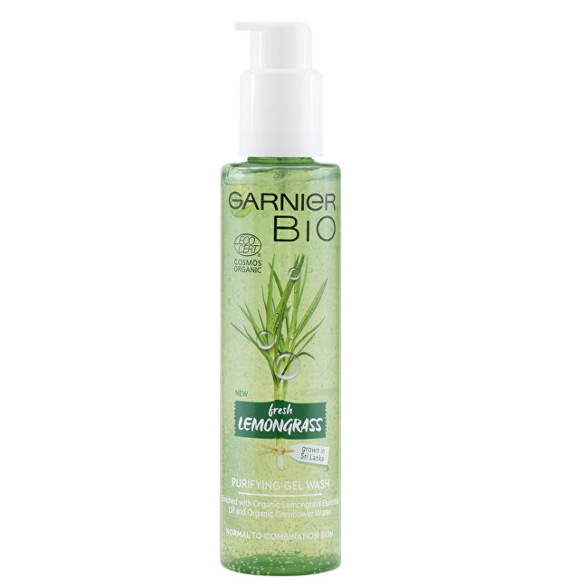 Garnier Čisticí gel pro normální až smíšenou pleť BIO Fresh Lemongrass (Purifying Gel Wash) 150 ml
