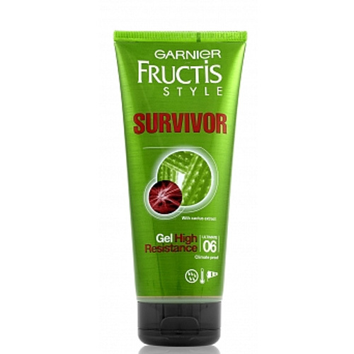 Garnier Gel na vlasy s výtažky z kaktusu Survivor (High Resistance Gel) 200 ml