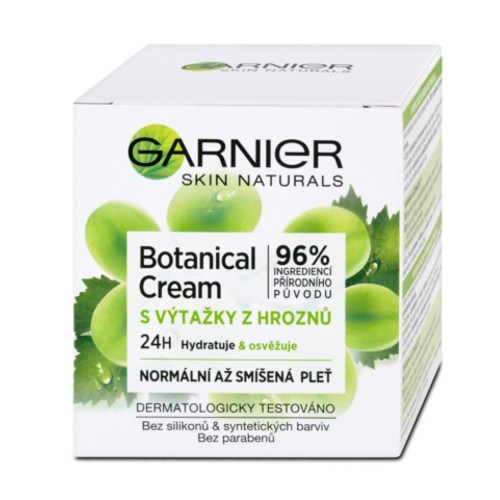 Garnier Krém s výtažky ze zeleného čaje pro normální až smíšenou pleť Skin Naturals (Botanical Cream) 50 ml