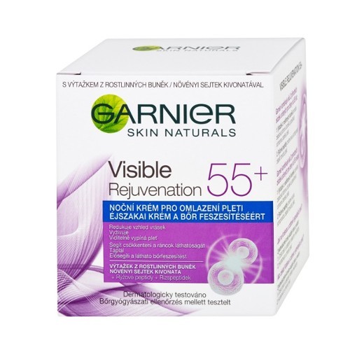 Garnier Noční krém pro omlazení pleti Essentials 55+ (Anti-Ageing Night Care) 50 ml