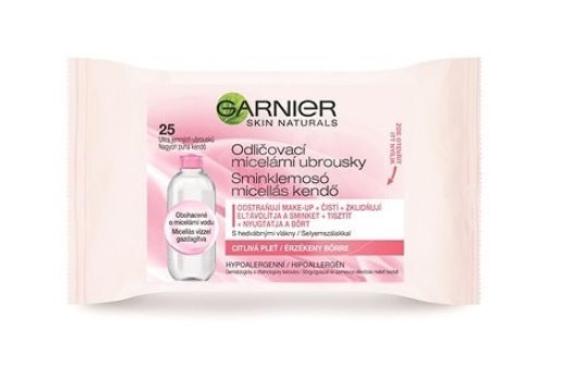 Garnier Odličovací micelární ubrousky Skin Naturals Micellar Extra - Gentle 25 ks