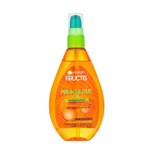 Garnier Olej pro tepelnou úpravu vlasů Fructis (Miraculous Oil Brushing Express) 150 ml