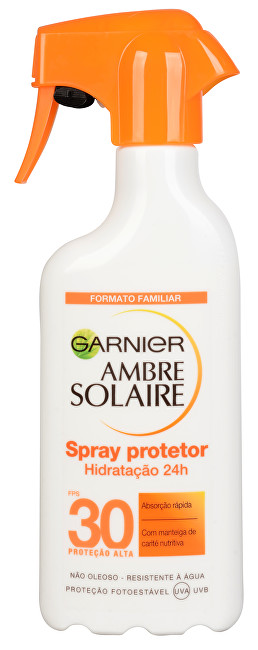 Garnier Sprej na opalování na světlou, už opálenou pokožku Ambre Solaire SPF 30 (Spray Protector) 300 ml