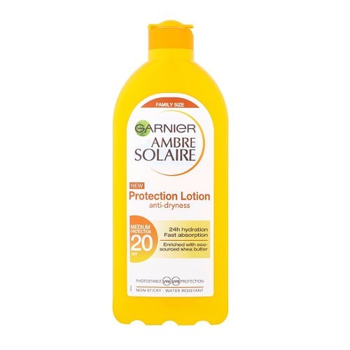 Garnier Voděodolné opalovací mléko OF 20 Ambre Solaire (Protection Lotion) 400 ml