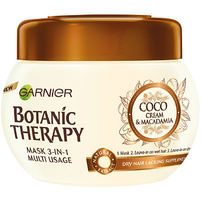 Garnier Vyživující a zvláčňující maska Botanic Therapy (Coco Milk &amp; Macadamia Mask) 300 ml