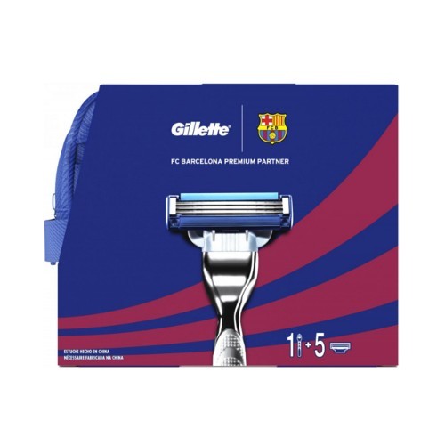 Gillette sada Mach3 Turbo strojek + 5 břitů + gel na holení 75 ml dárková sada